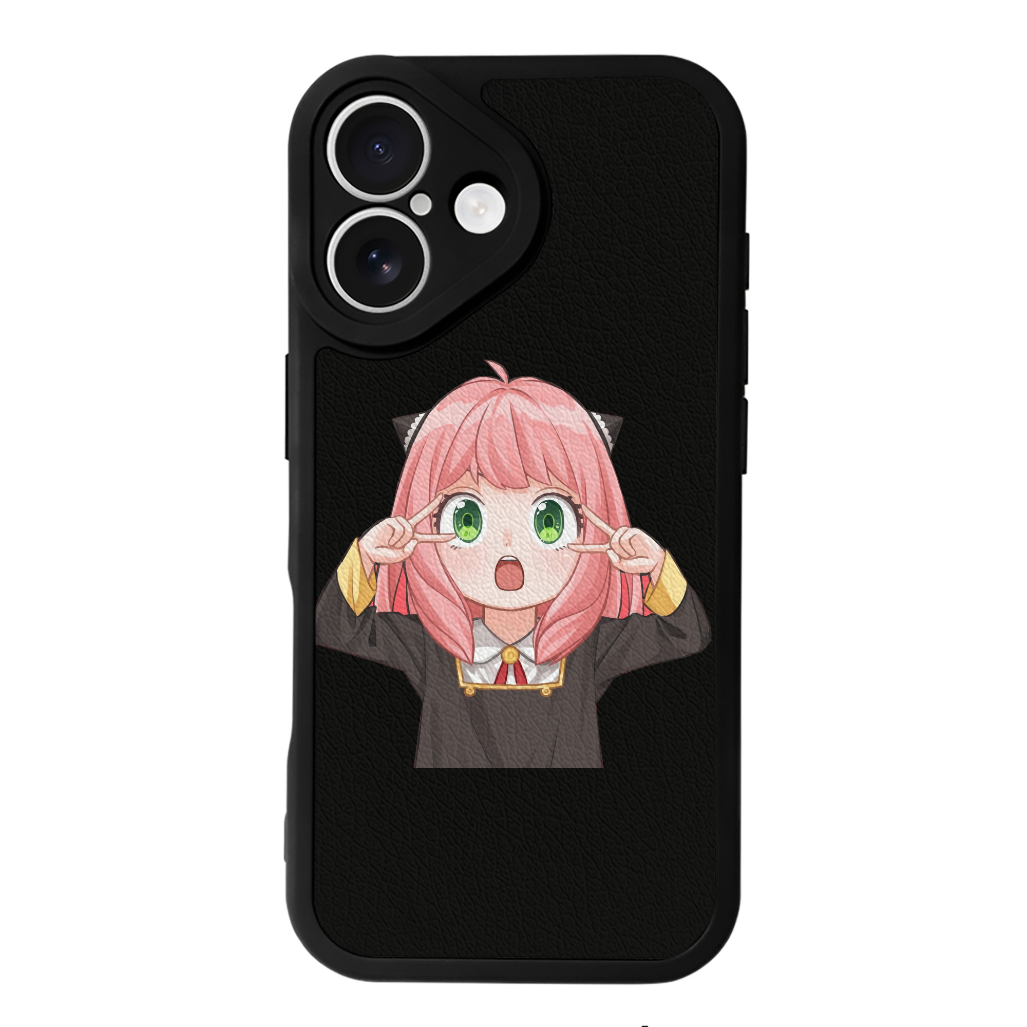 （画像用） SPY×FAMILY间谍家家酒 【iPhone 16シリーズ対応】シリコンスマホケース（レザー調） 材質：シリコン